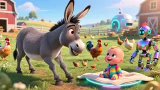 Farmyard Animals ABC 🐮🔤🍼 | Kids Fantasy Song | Learn Letters A to Z