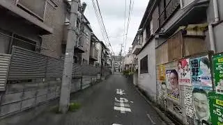 Walk along Tokyo Metro Tozai Line from Nakano Sta. to Ochiai Sta./中野駅から落合駅まで散歩
