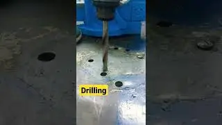 Drilling process || #mechanical #iti #fitter #turner #Machinst #CTI #viral #trending #diploma #barc