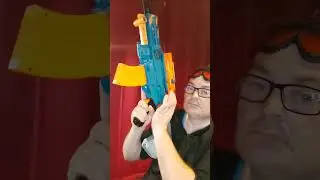 NERF ZOMBIE STRIKE LONGSHOT CS-12 ZEDSQUAD ! MOD By Quentin L&eacute;b&eacute;no 3D :) #shorts