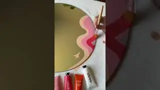 Your Next DIY Project? New Mirror Painting! ✨ w/ Crockd Acrylic Paint