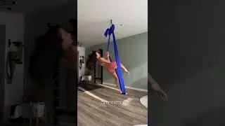 A Simple Bendy Shape For Sling Beginners 🙃#aerialdance