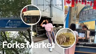 Explore The Forks Market | WALK TOUR | - Winnipeg, Manitoba 