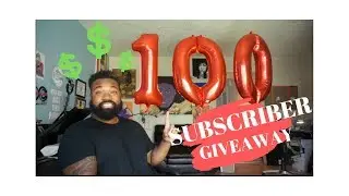 100 SUBSCRIBER GIVEAWAY | (OPEN GIVEAWAY)