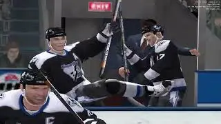 Игровой процесс NHL 2005 на Xbox Series X (PS2)