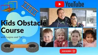 Kids Obstacle Course with Lagisa and Ta | Outdoor Activity | Jigsaw Childcare Online Learning