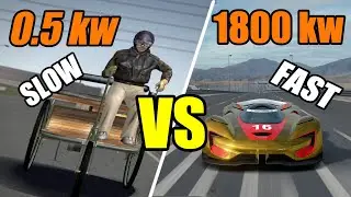 Fastest vs Slowest Car In Gran Turismo History - 1 Lap @ Tsukuba