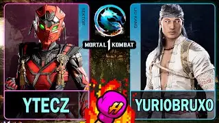 MK1 yTecZ (SEKTOR) VS Lavender Rain (LIU KANG)🥊Mortal Kombat 1🥊4K 60ᶠᵖˢ