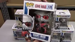 Funko POP! Figures - CAPTAIN AMERICA: CIVIL WAR (Set of 10) Movie Vinyls Toy Review - BBToyStore.com