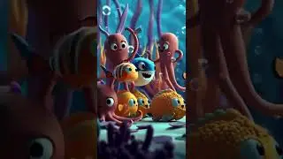🦈Baby Shark&rsquo;s Happy Ocean Adventure🫧 Baby Shark Makes New Friends🌊 #friendship #babyshark