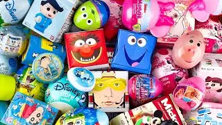 ASMR DISNEY SQUISHY Mystery Toys UNBOXING | NO TALKING