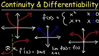 Continuity and Differentiability Problems - Foundation JEE MHTCET NDA - Mathematics - Class 11 / 12