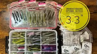 Варианты оснастки для свимбейта — Keitech FAT Swing Impact 3,3 дюйма