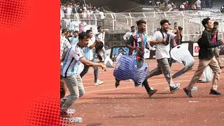 Angry fans throw chairs, invade pitch as Messi GOAT Tour starts in India