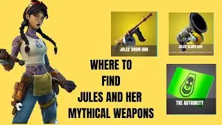 Where to find JULES in Fortnite Chapter 2 Season 3