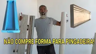 NÃO COMPRE MAIS FORMA PARA FAZER PINGADEIRA (CHAPÉU DE MURO), FAÇA A SUA! - Pedreiro Doido