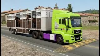 Truck vs Speedbumps | BeamNG Drive  #shortvideo #beamngdrive #shorts #india #truck #speedbump