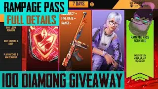 RAMPAGE PASS FULL EXPLAINED | FREE FIRE NEW EVENT | NEW RAMPAGE PASS EVENT | 15 JUNE NEW EVENT