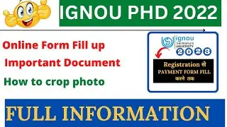 |IGNOU phd exam form  apply online|ignou phd form kaise bhare|ignou phd exam document needed|