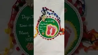 baby# footprints#handmade #embroidery hoop#memorable#trending
