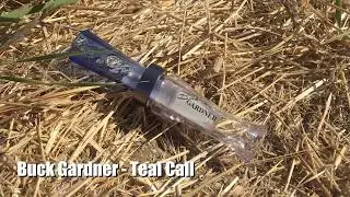 Buck Gardner Teal Call - Duckpedia Call Profile