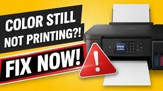 Epson Printer Not Printing Black/Color After Cleaning? Easy Fix for a Clogged Printhead
