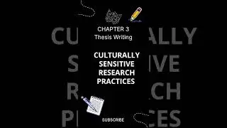 Culturally Sensitive Research Practices #CulturalSensitivity #ResearchMethods #YouTubeShorts