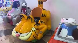 Jolly Roger 1998 totally Garfield kiddie ride at the Walpole Mall