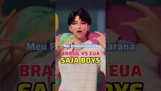 MEU PEQUENO GUARAN&Aacute;: BRASIL VS ESTADOS UNIDOS #guerreirasdokpop #jinu #rumi #mira #shorts