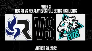 MPL PH S10 Week 3 Day 3: RSG PH vs NEXPLAY EVOS - Full Series Highlights
