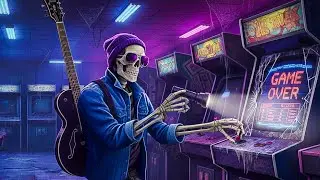 Game Over 1986 | Nostalgic Arcade Synthwave / Guitar Solo | (Instrumetal)