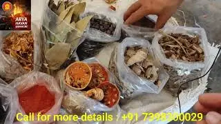 Arya Hawan Samagri factory, making havan samagri from pure herbs.