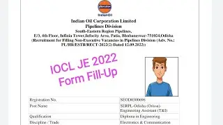 IOCL Form Fill Up 2022 | IOCL Form Kaise Bhare 2022 | IOCL JE Form Fill Up 2022 | IOCL | #Examdrive