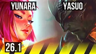 YUNARA & Rell vs YASUO & Nautilus (ADC) | KR Challenger | 26.1
