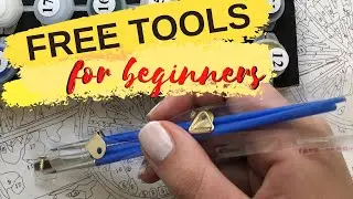 Paint by numbers painting tips - FREE TOOLS for paint by numbers