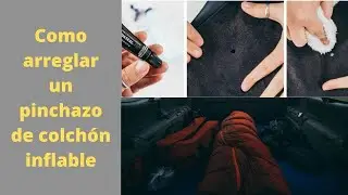 Reparar pinchazo colchoneta. ¡En menos de 5 minutos! 👩🏻‍🔧💤