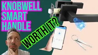 Knobwell smart door handle unboxing installation and review | How To install a smart door handle