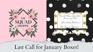 Quick Announcement from The Squad Shoppe