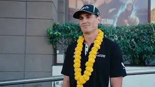 Interview of Kristian Clarke on Arrival in Rajkot
