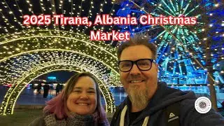 2025 Tirana Christmas Market Walk | Holiday Lights in Albania&rsquo;s Capital