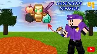 Minecraft But Lava Drops OP Items/ BW GamingYT