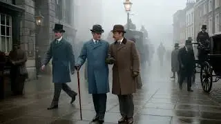 HOLMES AND WATSON (after the Sidney Paget's illustration) @ ARTIMAGINATION ZUCKEROW