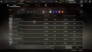Crossout game (XboX One) Guide to fuel and copper in the market.