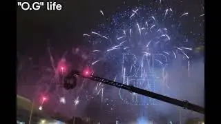 Barcelona new year 2026, beautiful Spanish fireworks and drones to welcome the new year.