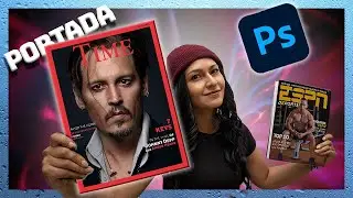 ✅Cómo Hacer la PORTADA de una Revista Profesional con ADOBE PHOTOSHOP