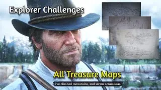 Explorer Challenges, All Treasures (Red Dead Redemption 2)