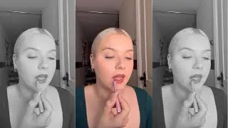 Try On- Bite Beauty Millennial Pink Power Move Creamy Matte Lip Crayons  #shorts | Ashleigh James