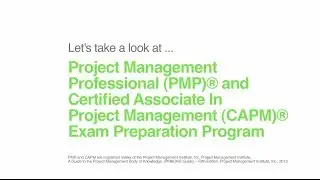 Project Management Professional (PMP)&reg; & Certified Associate In Project Management (CAPM)&reg;