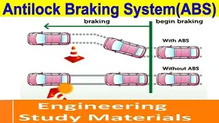 Antilock Braking System (ABS) | Working Principle | Advantages | PPT | ENGINEERING STUDY MATERIALS