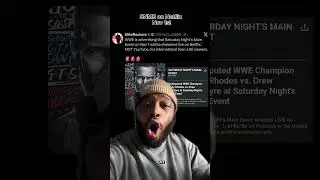 Saturday Night Main Event November 1 on Netflix live 1am UK time #wwenews  #WWE #shorts